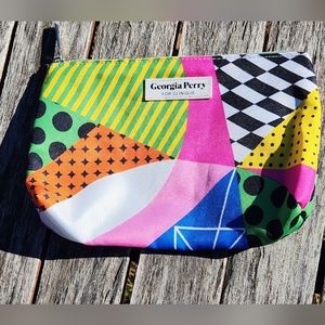 Georgia Perry Clinique Travel Cosmetic Make-Up Bag